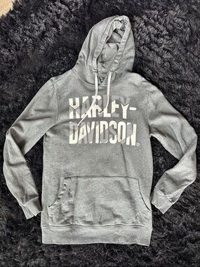 Harley-Davidson Gray Pullover Hoodie